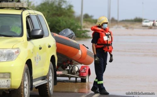 "الدفاع المدني" يدعو إلى أخذ الحيطة من تقلبات جوية على معظم مناطق المملكة