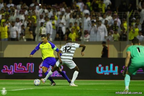 النصر يلاحق الاتحاد على الصدارة بثنائية أمام الطائي