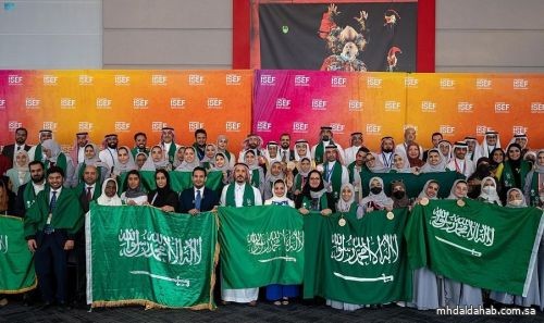 المنتخبُ السعودي للعلوم والهندسة يرفعُ رايةَ الوطن ويحصد 27 جائزةً