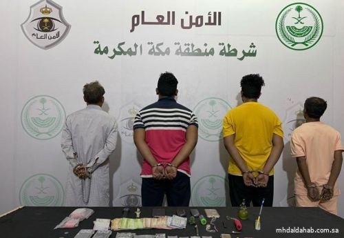 شرطة جدة: القبض على مقيمين ومخالفين لنظام أمن الحدود لترويجهم مواد مخدرة