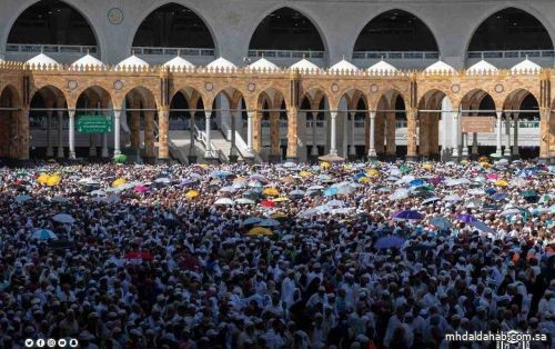 جاهزية المسجد الحرام لاستقبال الحجاج المتعجلين لأداء طواف الإفاضة وصلاة الجمعة