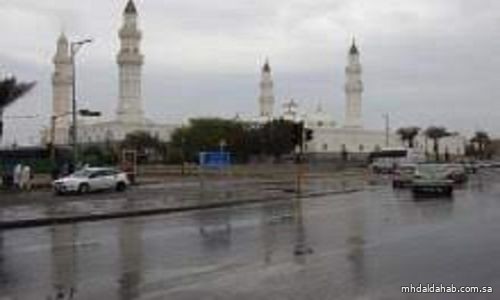 أمطار متوسطة على المدينة المنورة وبدر وخفيفة على محافظة ينبع