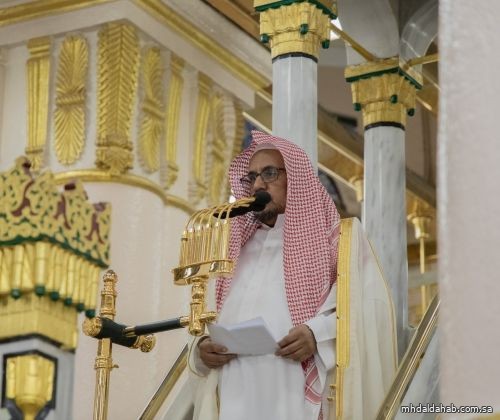 خطيب المسجد النبوي: آمنوا بالقضاء والقدر فهو من ربكم