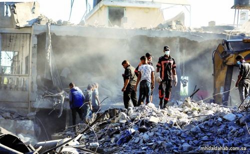 استشهاد 40 فلسطينياً في العدوان الإسرائيلي المستمر على غزة