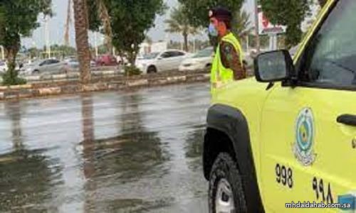 الدفاع المدني: أمطار غزيرة على مناطق المملكة حتى الجمعة المقبل