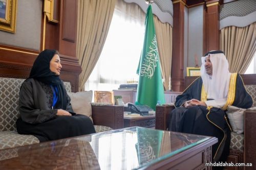 أمير منطقة المدينة المنورة يستقبل الدكتورة نوال الرشيد بمناسبة تعيينها رئيساً لجامعة طيبة