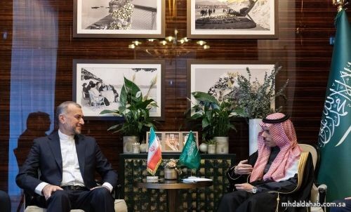الأمير فيصل بن فرحان يلتقي وزير خارجية إيران