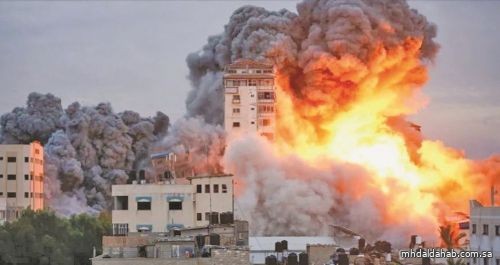 استشهاد 264 فلسطينيًا في القصف الإسرائيلي المستمر على قطاع غزة