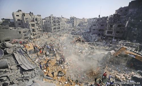 استشهاد 65 فلسطينيًا في القصف الإسرائيلي المستمر على قطاع غزة