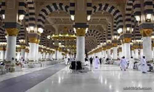 أكثر من 5 ملايين مصلٍ يؤدون الصلوات في المسجد النبوي الأسبوع الماضي