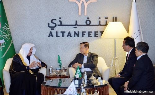 رئيس مجلس الشورى يستقبل رئيس المجلس الوطني التايلندي