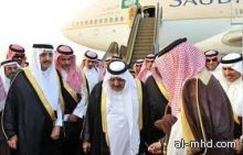 ولي العهد يصل إلى الرياض قادماً من خارج المملكة