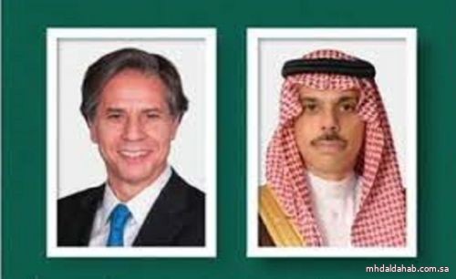 هاتفياً.. فيصل بن فرحان ووزير خارجية أمريكا يناقشان التطورات في غزة
