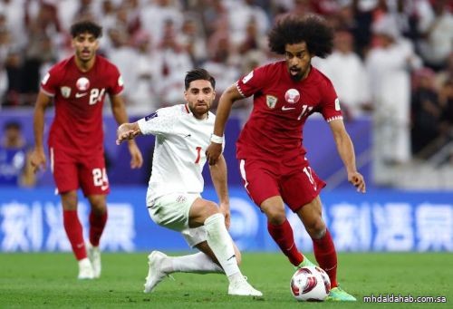 قطر تفوز على إيران بثلاثية في مباراة مثيرة  وتضرب موعدًا مع الأردن بنهائي أمم آسيا