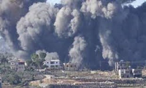 استشهاد عشرات الفلسطينيين في قصف إسرائيلي على غزة