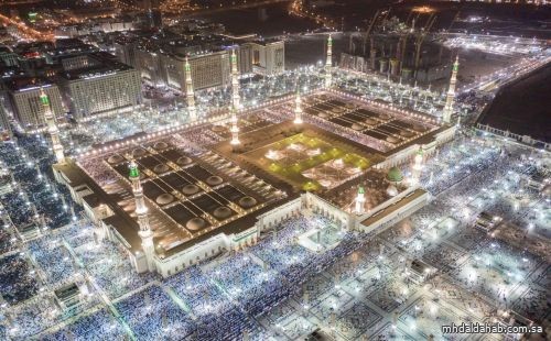 هيئة المسجد النبوي تقدم خدماتها لأكثر من 6 ملايين مصل