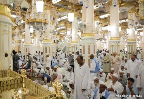 "حالة الإشغال"تنظم حشود المسجد النبوي
