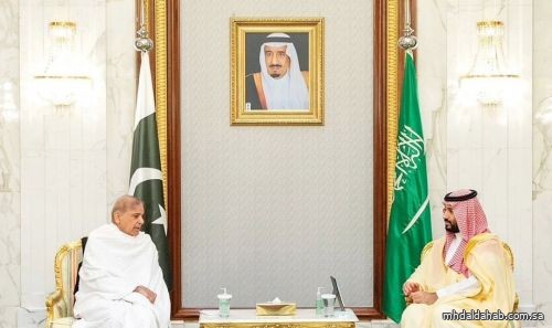 صدور بيان مشترك للاجتماع بين ولي العهد ورئيس وزراء باكستان