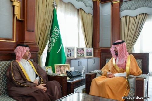 الأمير سلمان بن سلطان يستقبل القنصل العام القطري في جدة