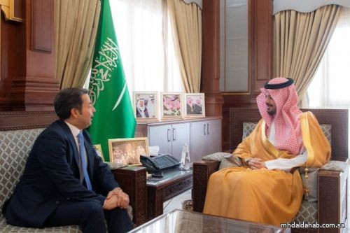أمير منطقة المدينة المنورة يلتقي القنصل العام الأردني بجدة