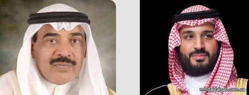 ولي عهد الكويت يبعث رسالة شكر لولي العهد