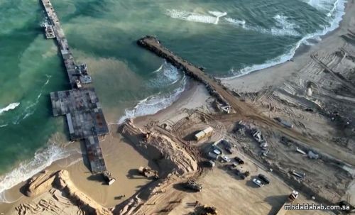 البنتاغون: إزالة الرصيف المؤقت قبالة ساحل غزة مجدداً بسبب حالة البحر