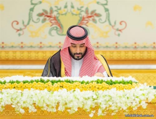 سمو ولي العهد يرأس جلسة مجلس الوزراء
