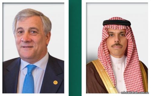 هاتفياً... فيصل بن فرحان ووزير خارجية إيطاليا يناقشان مستجدات الأوضاع
