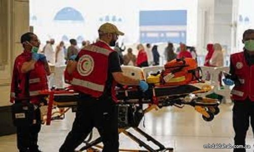 "الهلال الأحمر" بمكة المكرمة تعيد النبض لمعتمر باكستاني في دقيقتين