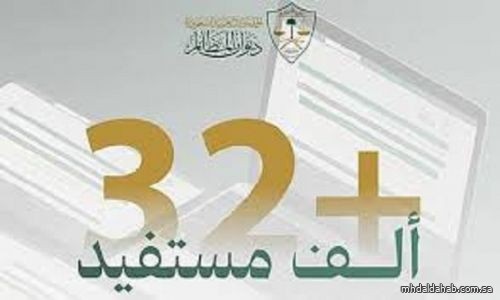 حاسبة المدد النظامية تخدم أكثر من 32 ألف مستفيد في ديوان المظالم