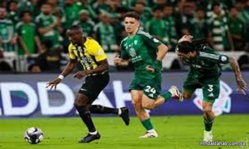 تعادل مثير يحسم ديربي الأهلي والاتحاد