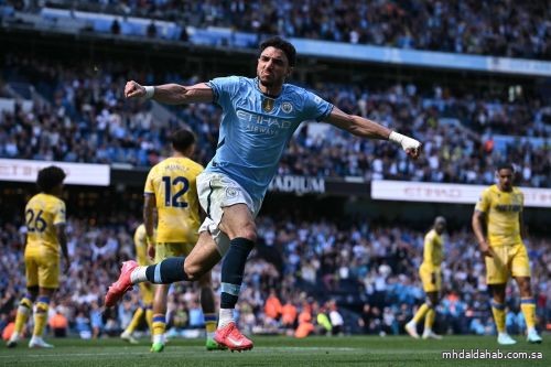 مانشستر سيتي يقلب تأخره أمام كريستال بالاس إلى فوز في الدوري الإنجليزي