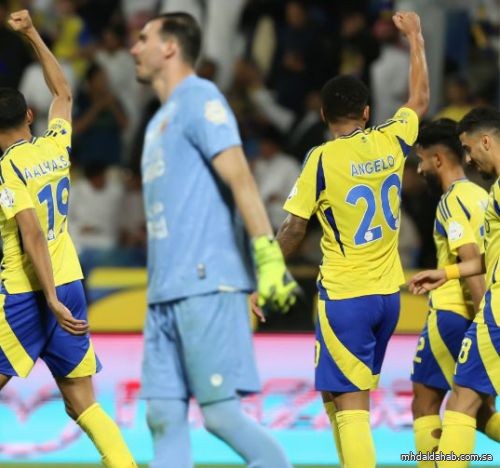 النصر يكسب ضمك في الوقت القاتل