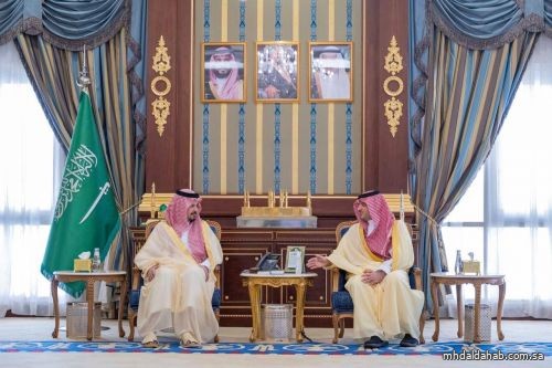 الأمير عبدالعزيز بن سعود يلتقي أمير منطقة المدينة المنورة الأمير عبدالعزيز بن سعود يلتقي أمير منطقة المدينة المنورة