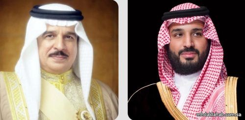 ولي العهد يجري اتصالًا هاتفيًا بملك البحرين ولي العهد يجري اتصالًا هاتفيًا بملك البحرين