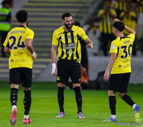 بنزيما يقود الاتحاد للفوز على الفيحاء ويقترب من حسم الدوري