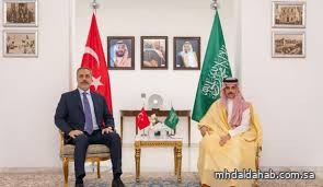 وزير الخارجية يستقبل نظيره التركي ويترأسان الاجتماع الثاني لمجلس التنسيق