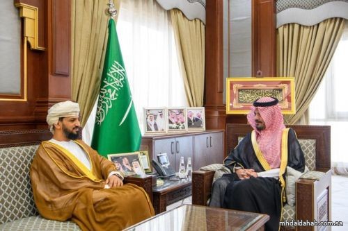 أمير منطقة #المدينة_المنورة #سلمان_بن_سلطان، ، يستقبل رئيس بعثة الحج العُمانية أحمد بن صالح الراشدي
