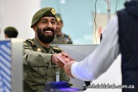 الجوازات: إجمالي ضيوف الرحمن القادمين من الخارج (1.396,644) حاجًّا