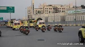 قوات الدفاع المدني تواصل في جهودها الميدانية بجسر الجمرات قوات الدفاع المدني تواصل في جهودها الميدانية بجسر الجمرات