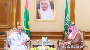 ولي العهد يلتقي الرئيس الموريتاني ويبحثان مجمل العلاقات الثنائية ولي العهد يلتقي الرئيس الموريتاني ويبحثان مجمل العلاقات الثنائية