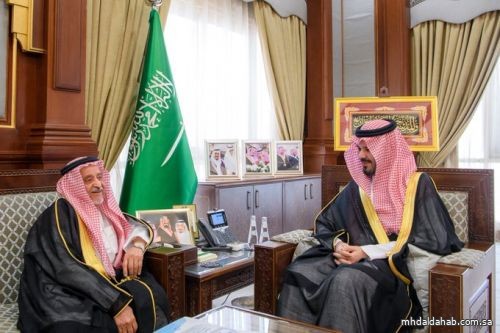 سمو أمير منطقة #المدينة_المنورة، #سلمان_بن_سلطان، يستقبل رئيس مجلس إدارة جمعية السكري السعودية الخيرية عبدالعزيز الحميدي