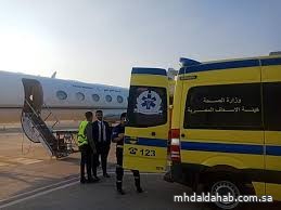 في حالة صحية حرجة .. نقل مواطن من القاهرة للمملكة عبر طائرة إخلاء طبي جوي