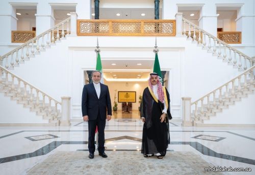فيصل بن فرحان يستقبل وزير خارجية إيران فيصل بن فرحان يستقبل وزير خارجية إيران