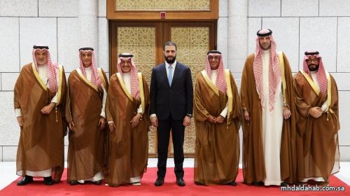 الرئيس السوري يستقبل وفد رجال أعمال سعودي
