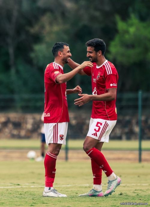 الأهلي المصري يهزم البنزرتي التونسي بخماسية استعداداً للموسم الجديد