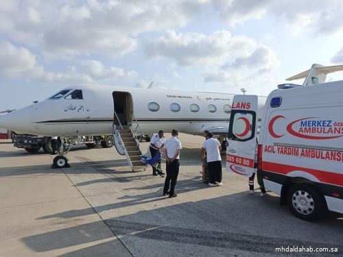نقل مواطن بطائرة الإخلاء الطبي من تركيا إلى المملكة نقل مواطن بطائرة الإخلاء الطبي من تركيا إلى المملكة