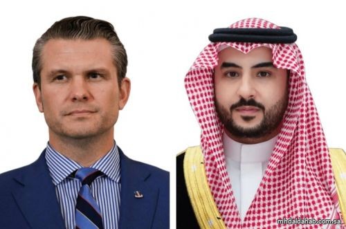 هاتفياً... خالد بن سلمان ووزير دفاع أميركا يستعرضان العلاقات الثنائية هاتفياً... خالد بن سلمان ووزير دفاع أميركا يستعرضان العلاقات الثنائية