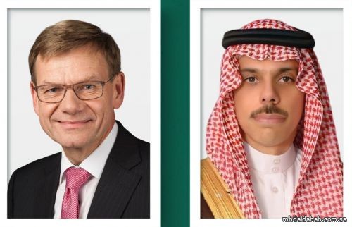 فيصل بن فرحان ووزير خارجية ألمانيا يبحثان التطورات الأخيرة في قطاع غزة