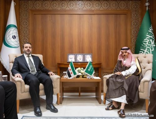 وزير الخارجية يلتقي نظيره السوري